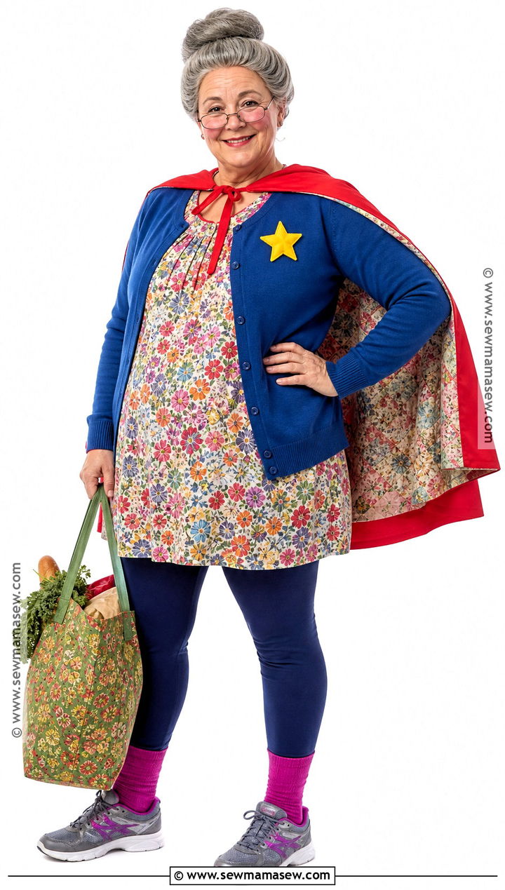 Super Granny Costume - 30 granny dress up ideas