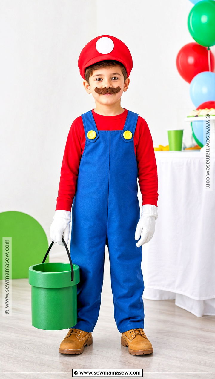 Super Mario Costume - 45 boy halloween costumes