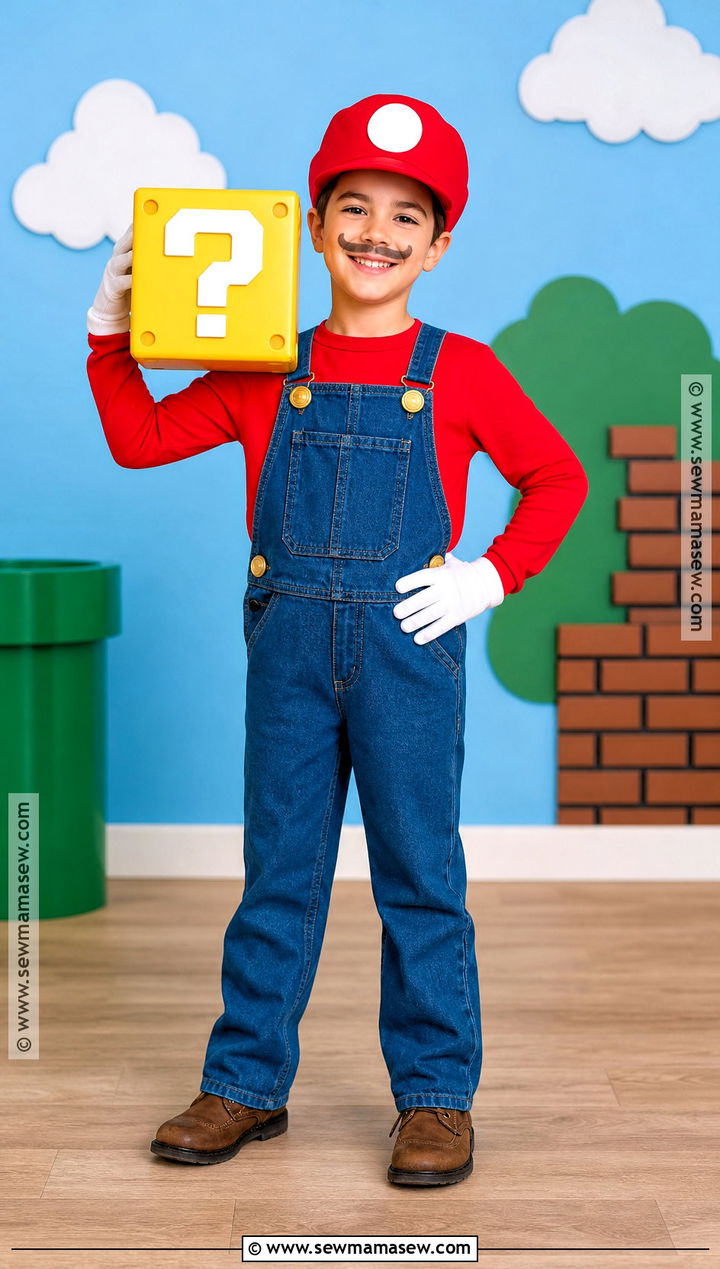 Super Mario Costume For Boys - 35 kids halloween costumes for boys