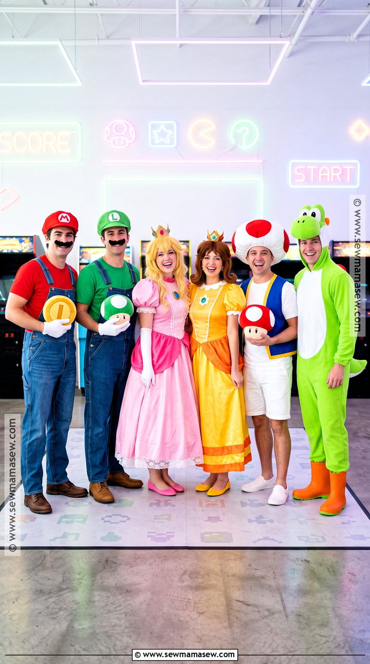 Super Mario Friend Group Costume - 35 halloween costumes for friends