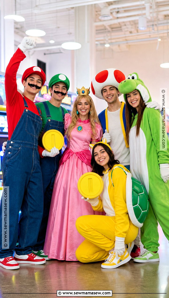 Super Mario Group Costume - 30 iconic group costumes