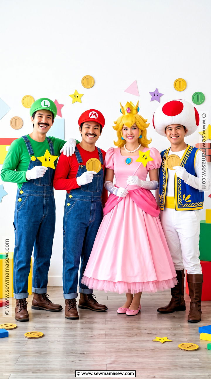 Super Mario Group Costume - 35 4 group halloween costumes