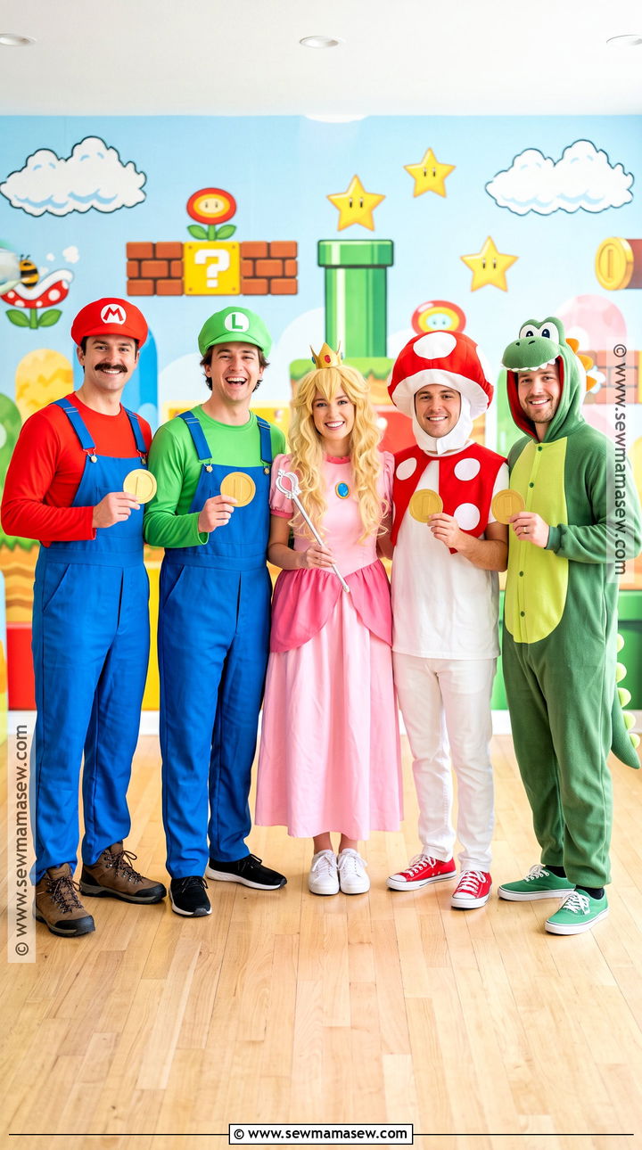 Super Mario Group Costume - 35 easy group costumes