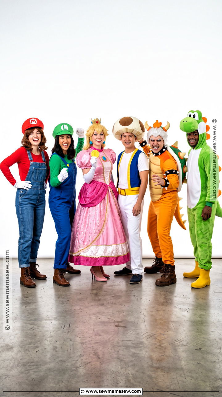 Super Mario Group Costume - 30 best group halloween costumes
