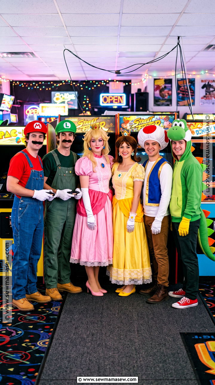 Super Mario Group Of Six Halloween Costume - 30 group of six halloween costume ideas