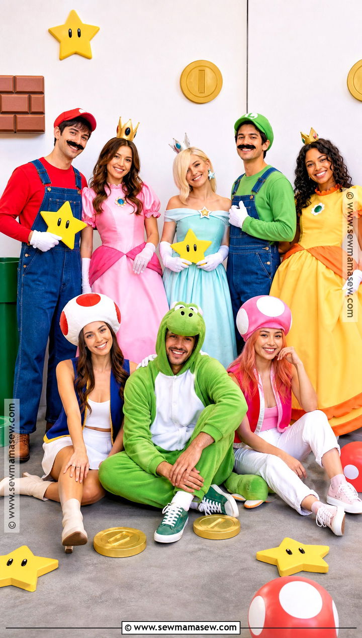 Super Mario Team Costume - 35 team costume ideas