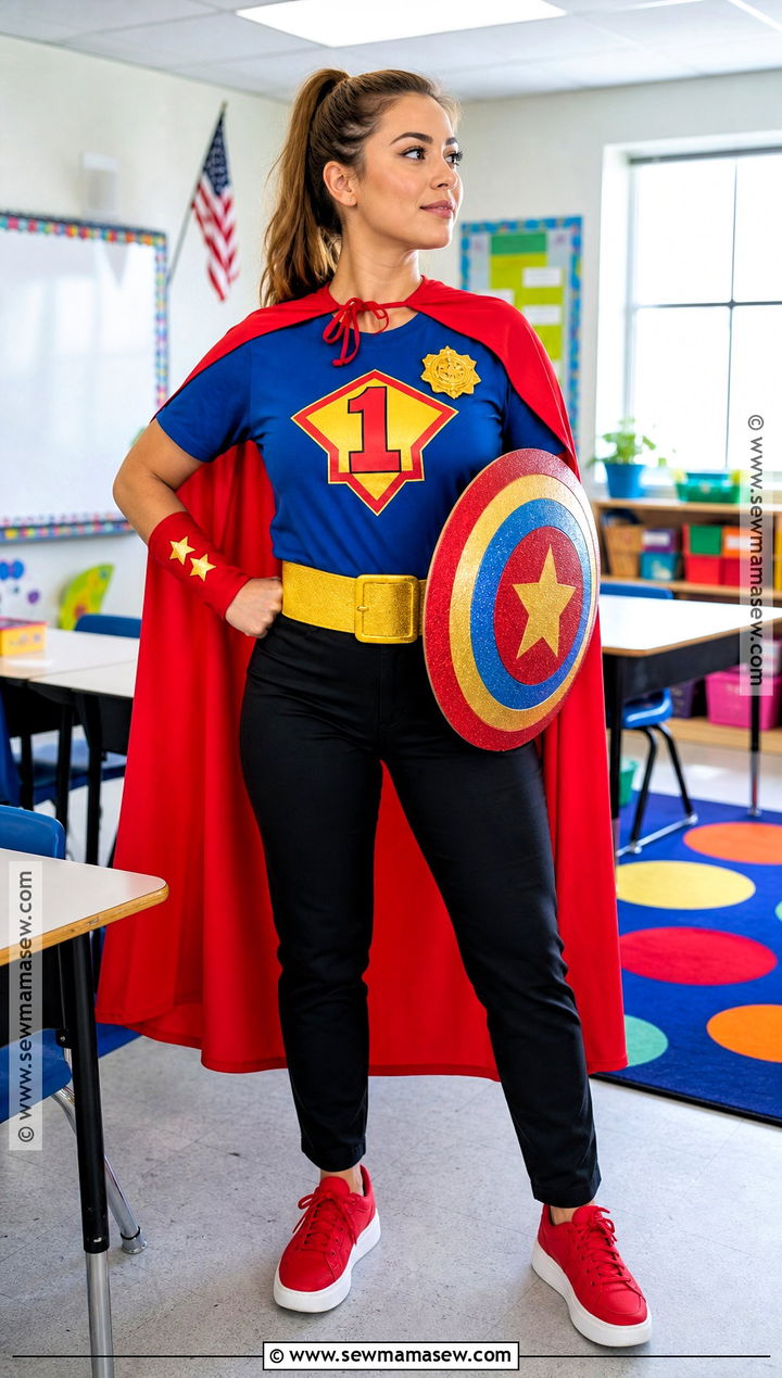 Super Teacher 100 Days Costume - 30 100th day of school dress up ideas for teachers