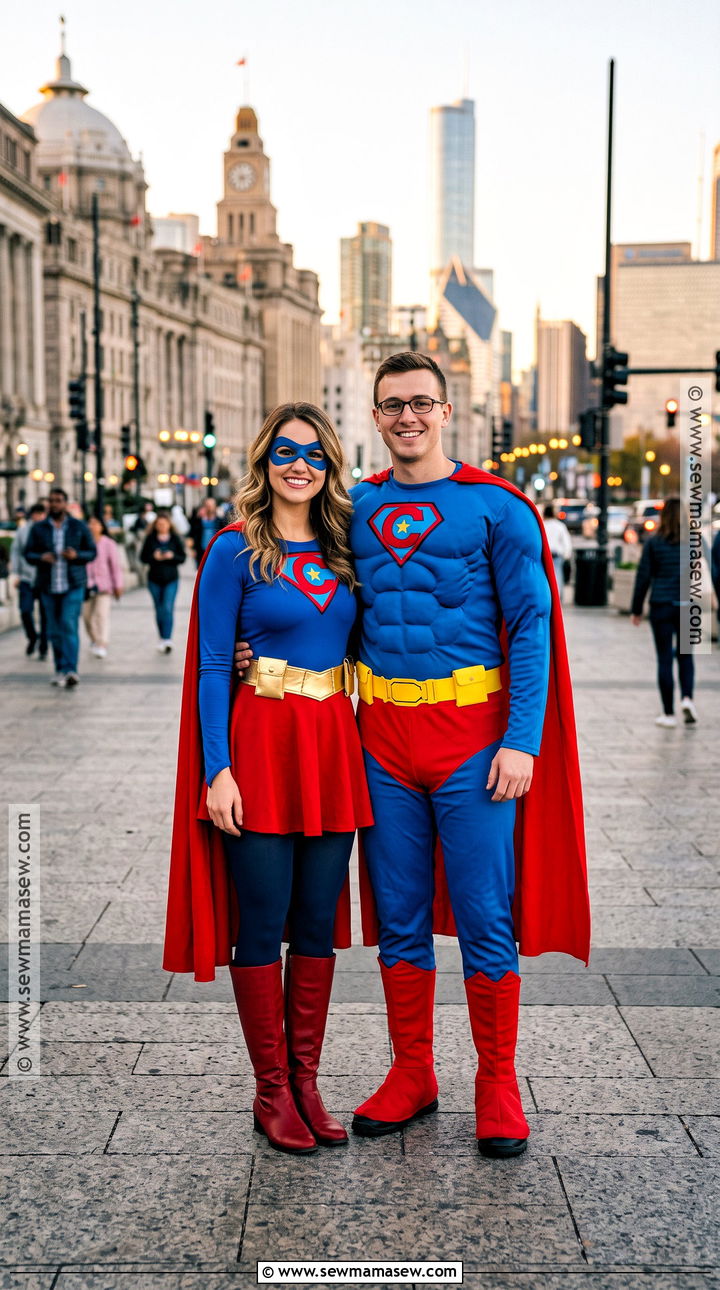 Supergirl And Superman Couple Costume - 30 Supergirl Halloween Costume Ideas