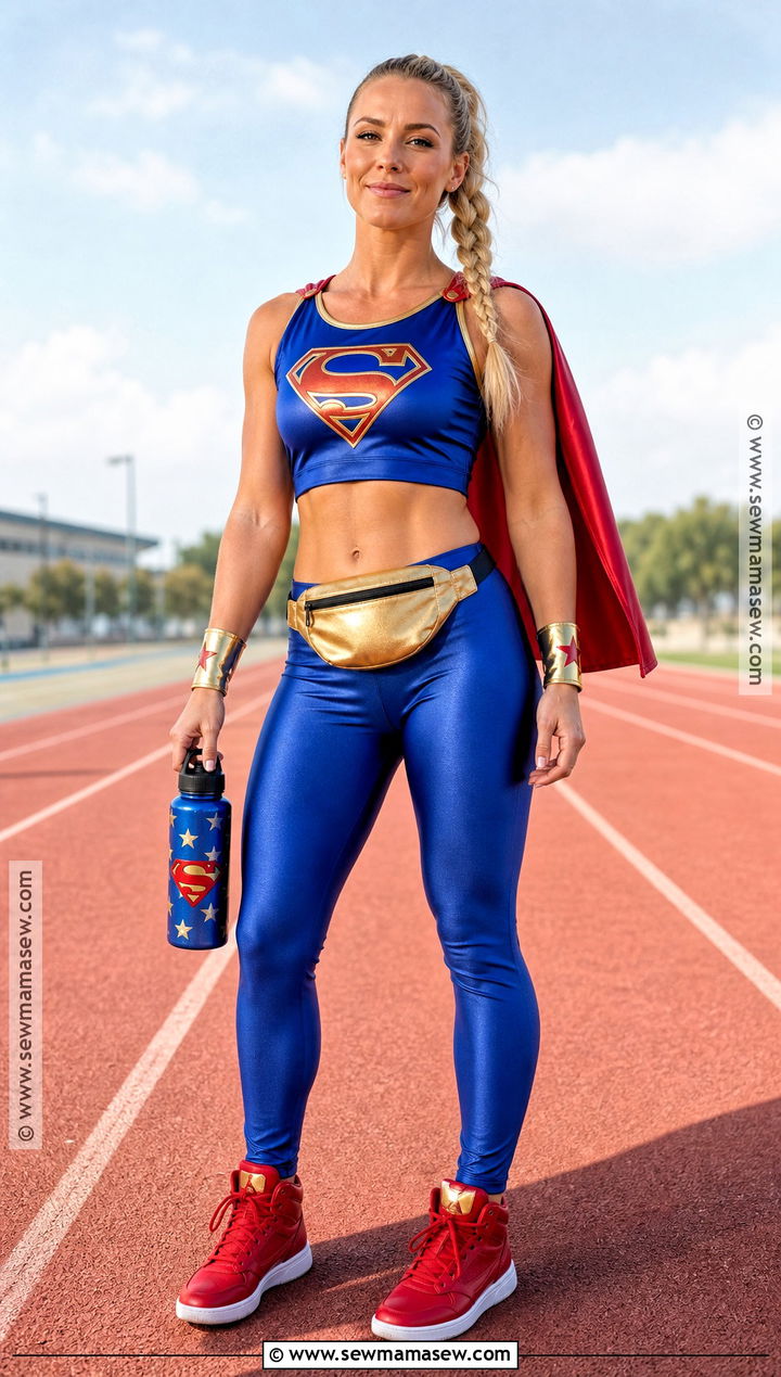 Supergirl Athletic Costume - 30 Supergirl Halloween Costume Ideas