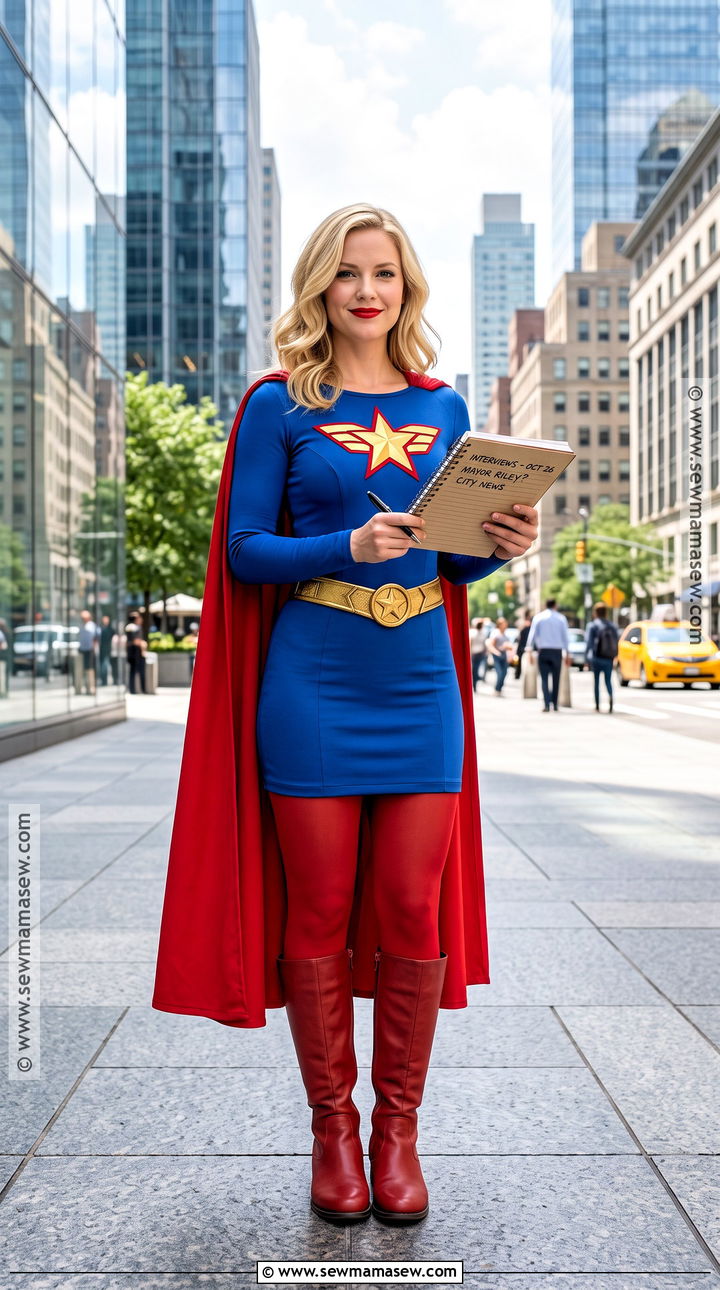 Supergirl Blue And Red Costume - 35 costumes for blondes