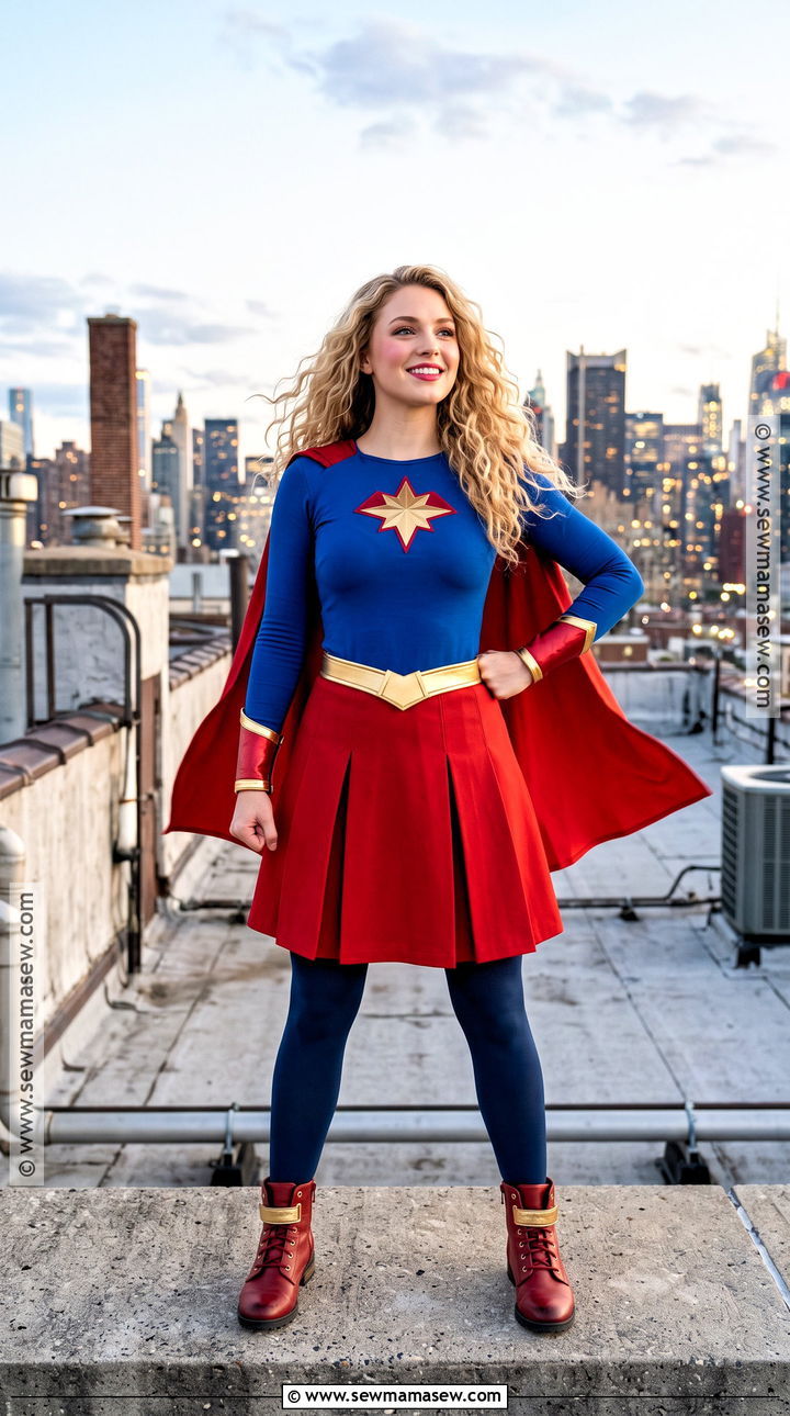 Supergirl Blue And Red Costume - 40 blonde costume ideas