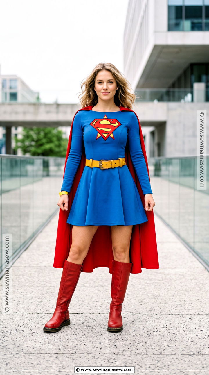 Supergirl Costume With Red Cape - 30 red cape costume ideas