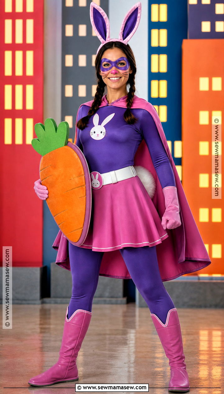 Superhero Bunny Costume - 35 halloween costumes bunny