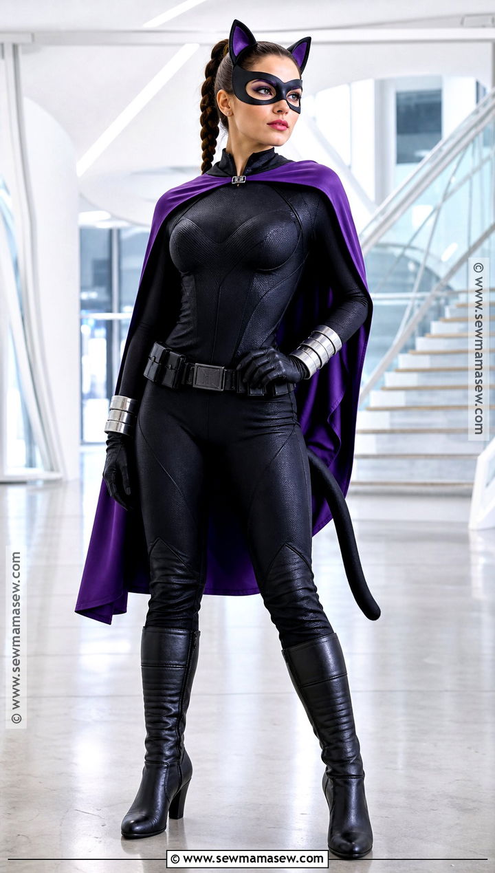 Superhero Cat Costume - 30 Cat Halloween Costumes for Women