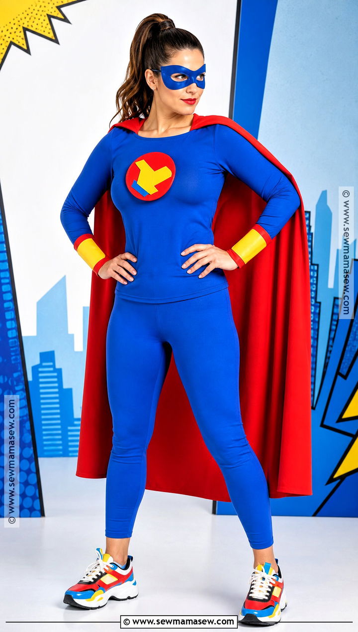 Superhero Costume With Cape - 35 last minute costume ideas for women