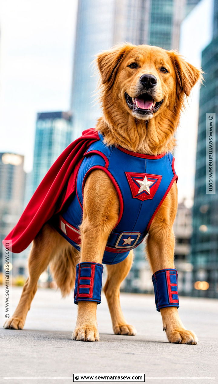 Superhero Dog Halloween Costume - 45 dog halloween costumes