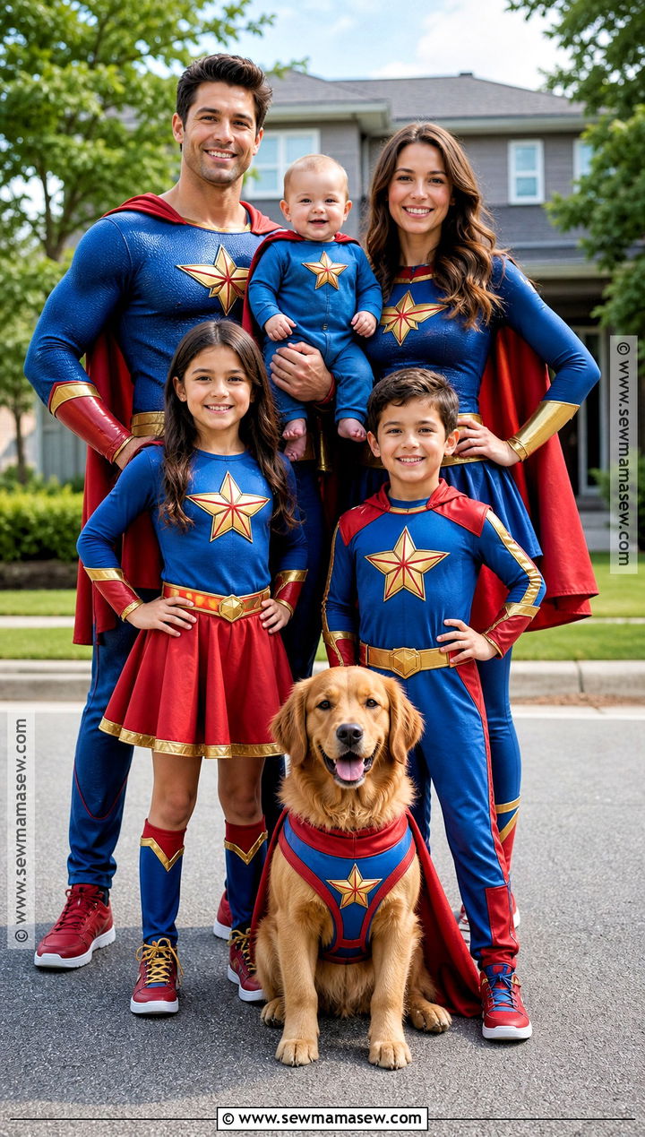 Superhero Family Supergirl Costume - 30 Supergirl Halloween Costume Ideas