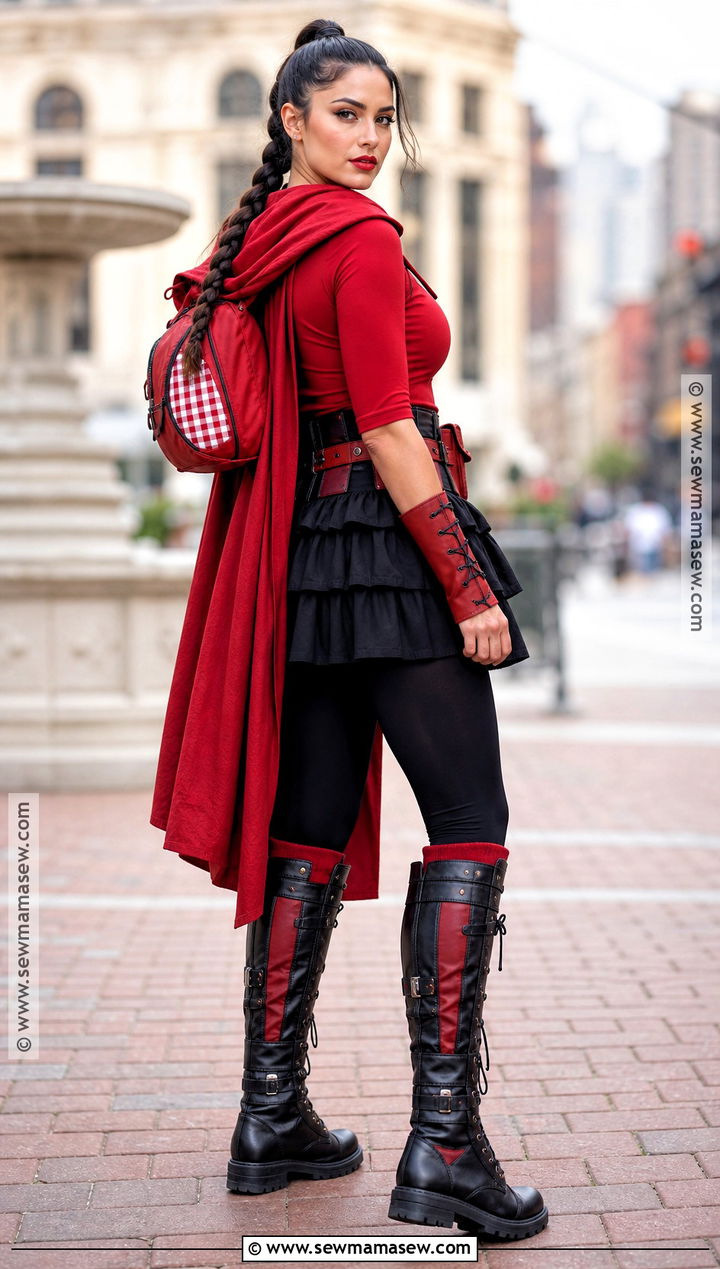 Superhero Little Red Costume - 30 Little Red Costume Ideas