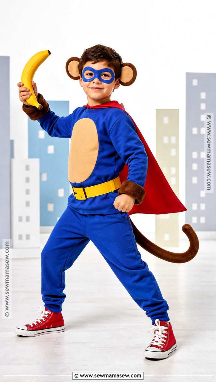 Superhero Monkey Costume - 30 monkey costume ideas for kids