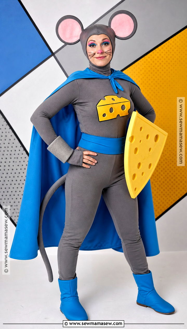 Superhero Mouse Costume - 35 mouse halloween costumes