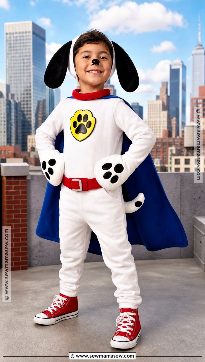 Superhero Snoopy Costume - 40 snoopy halloween costume ideas