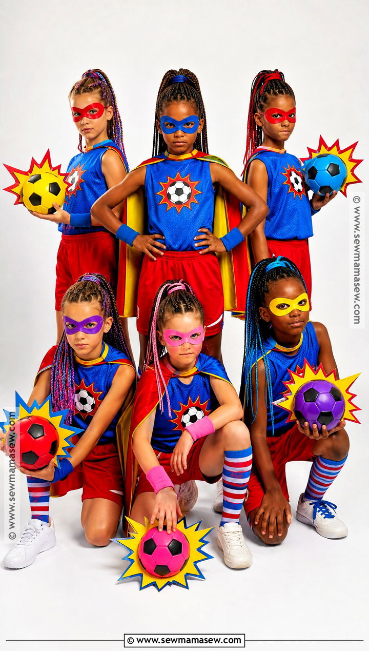Superhero Soccer Team Costume - 30 Soccer Team Halloween Costumes