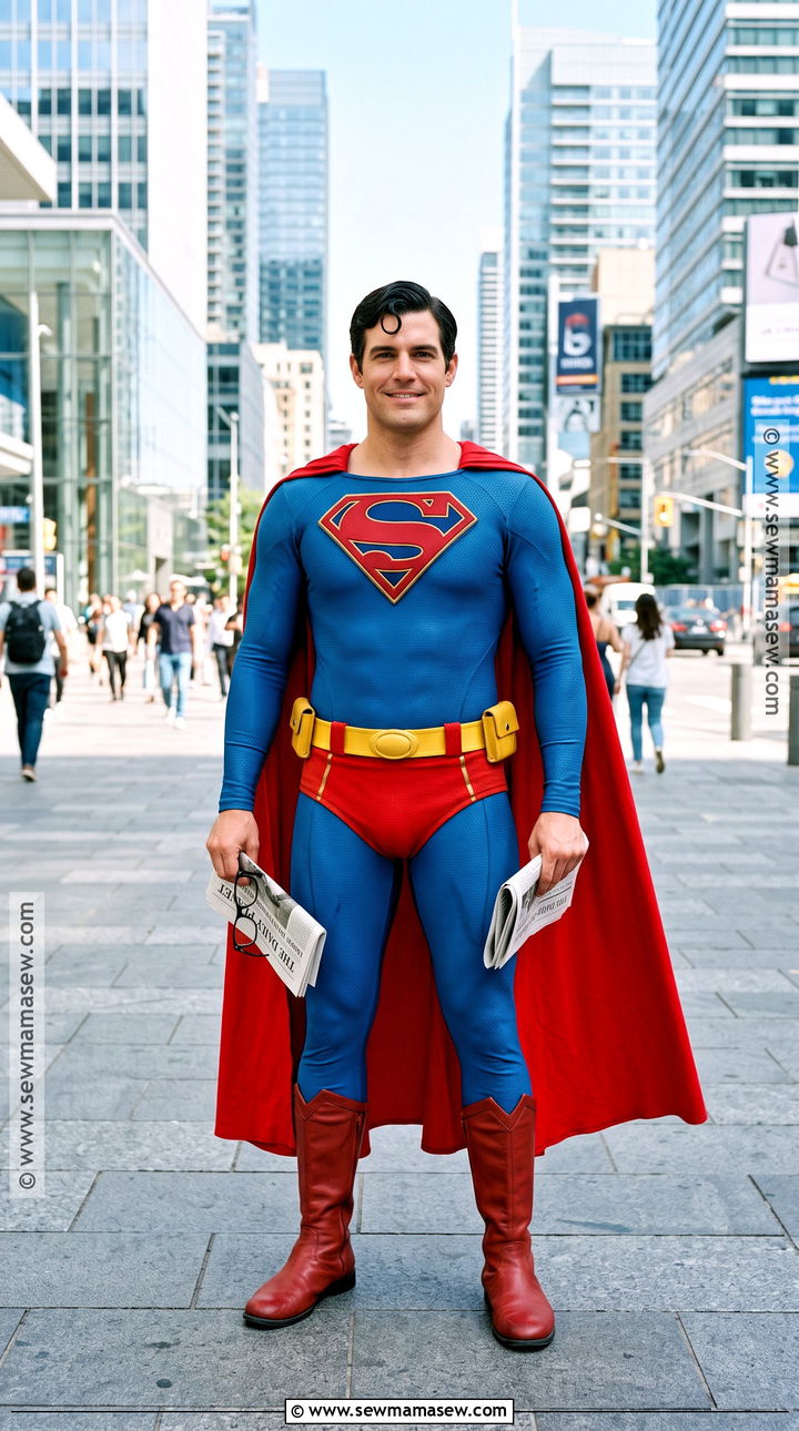 Superman Blue Suit Costume - 35 Movie Characters Costumes