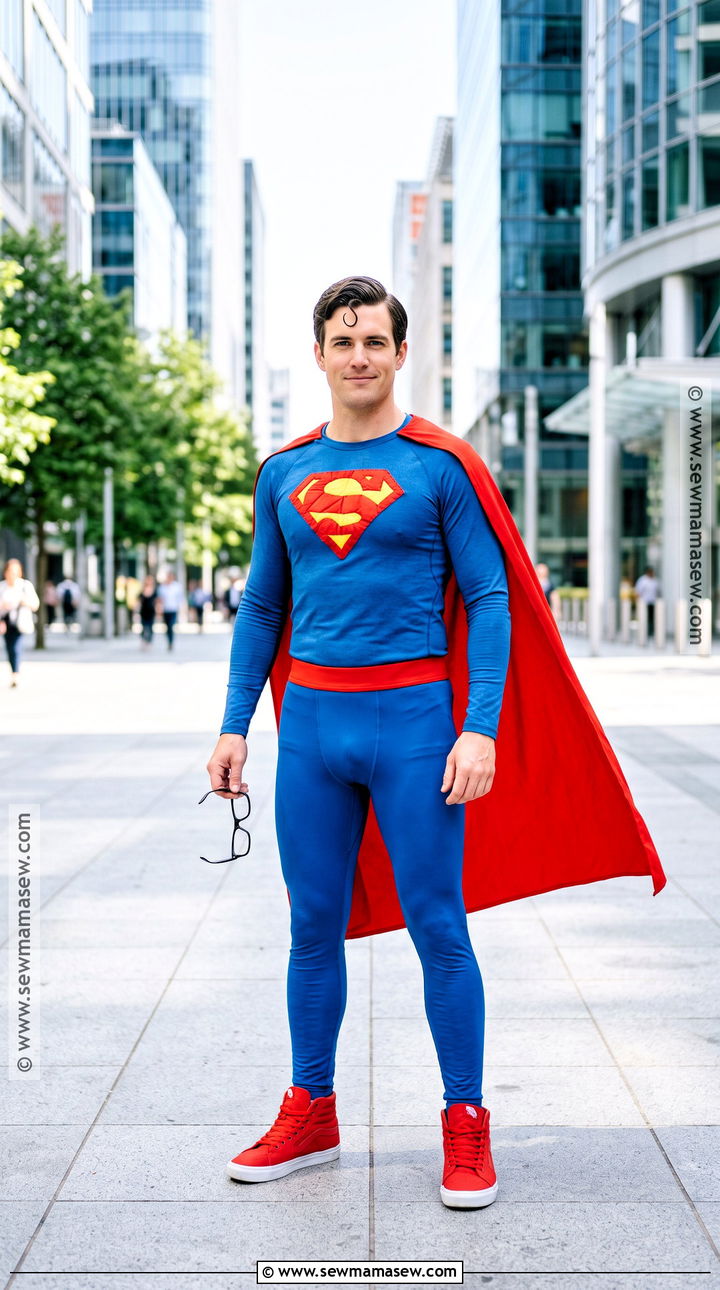 Superman Blue Suit Movie Costume - 45 movie character costumes