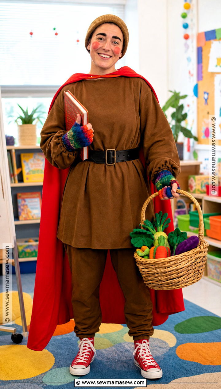 Supertato Costume With Brown Tunic - 40 world book day costumes for teachers
