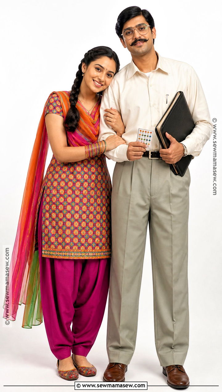 Suri And Taani Costume From Rab Ne Bana Di Jodi - 30 Bollywood Couple Costume Ideas