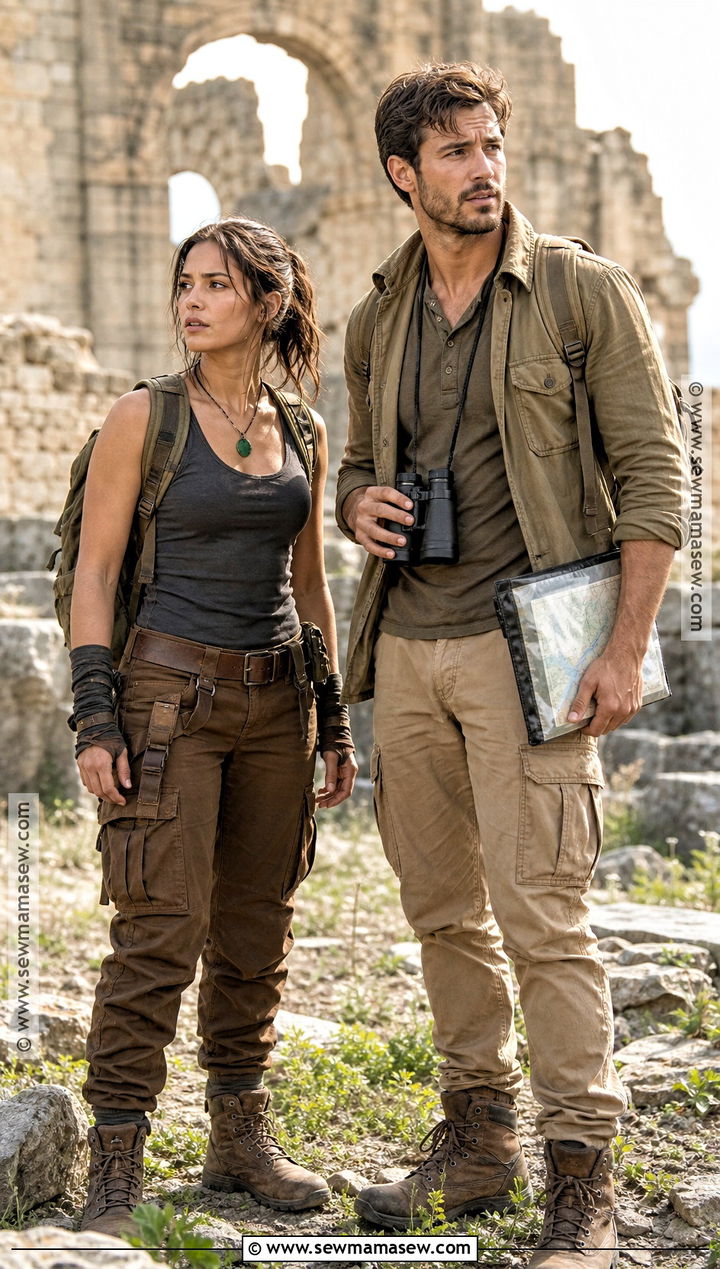 Survivor Lara Croft And Expedition Partner Costume - 30 lara croft couple costume ideas