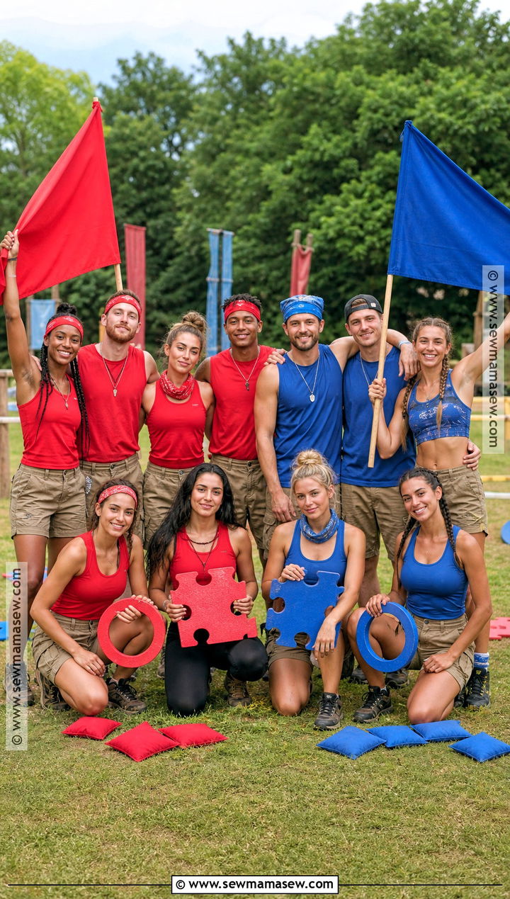 Survivor Two Team Group Costume - 30 survivor costume ideas