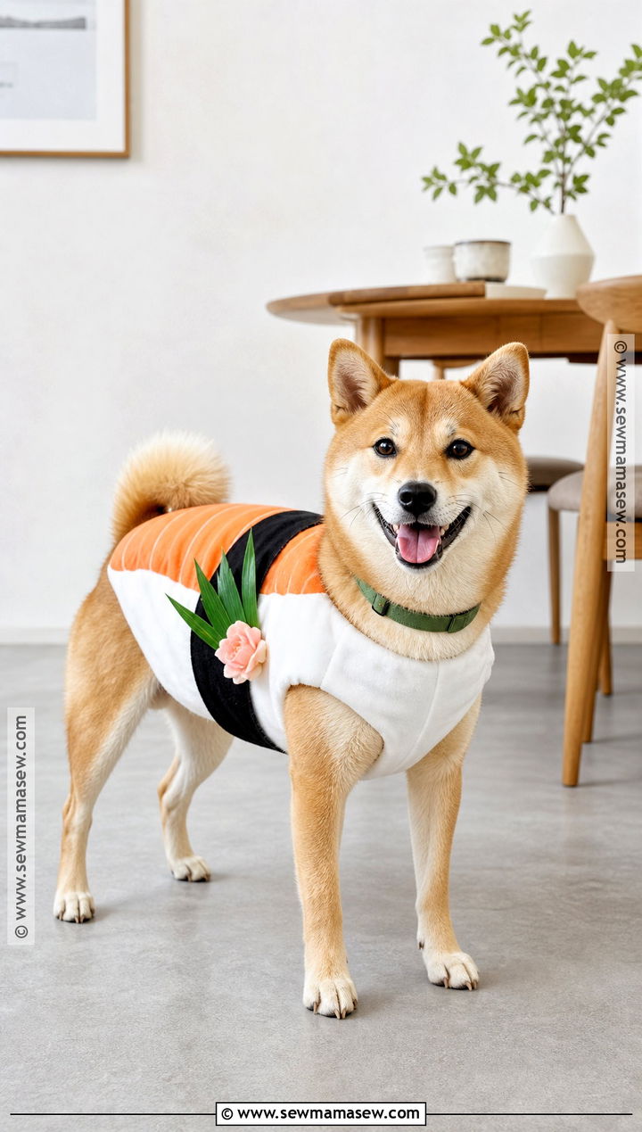Sushi Dog Halloween Costume - 45 dog halloween costumes