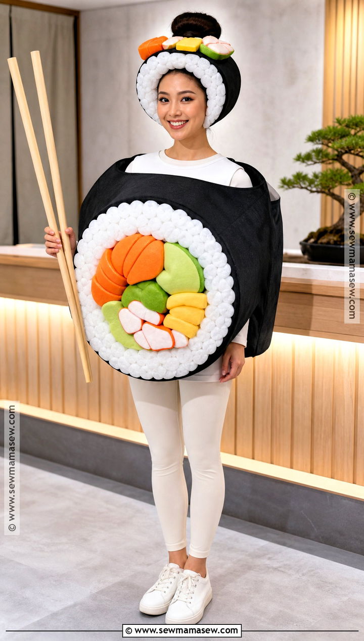 Sushi Roll Costume - 40 unique halloween costumes for women