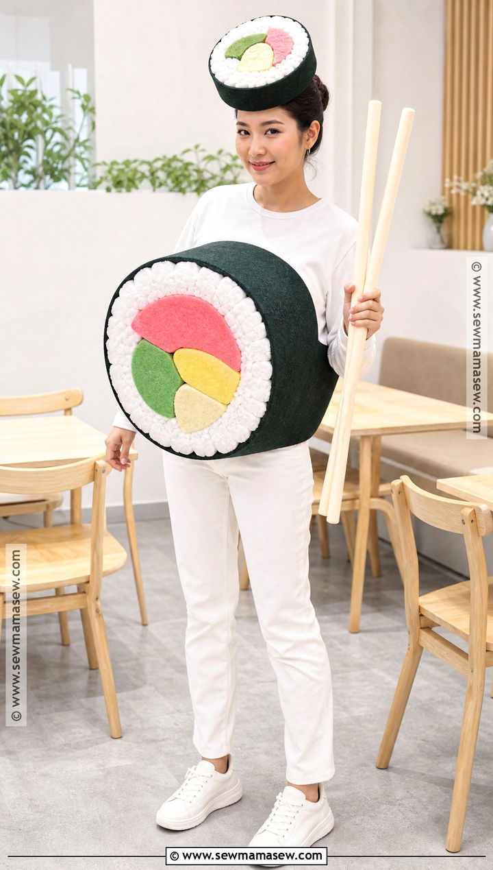 Sushi Roll Costume - 30 Food Costume Ideas
