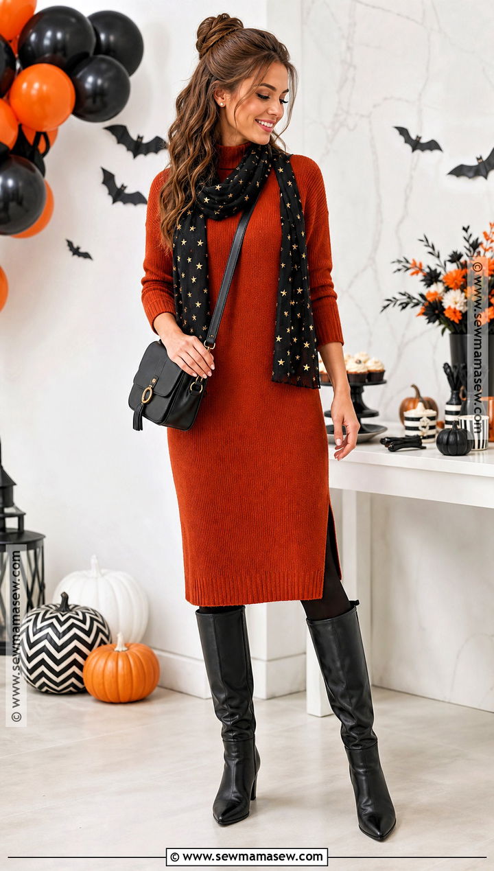 Sweater Dress Halloween Party Outfit - 40 halloween party outfits