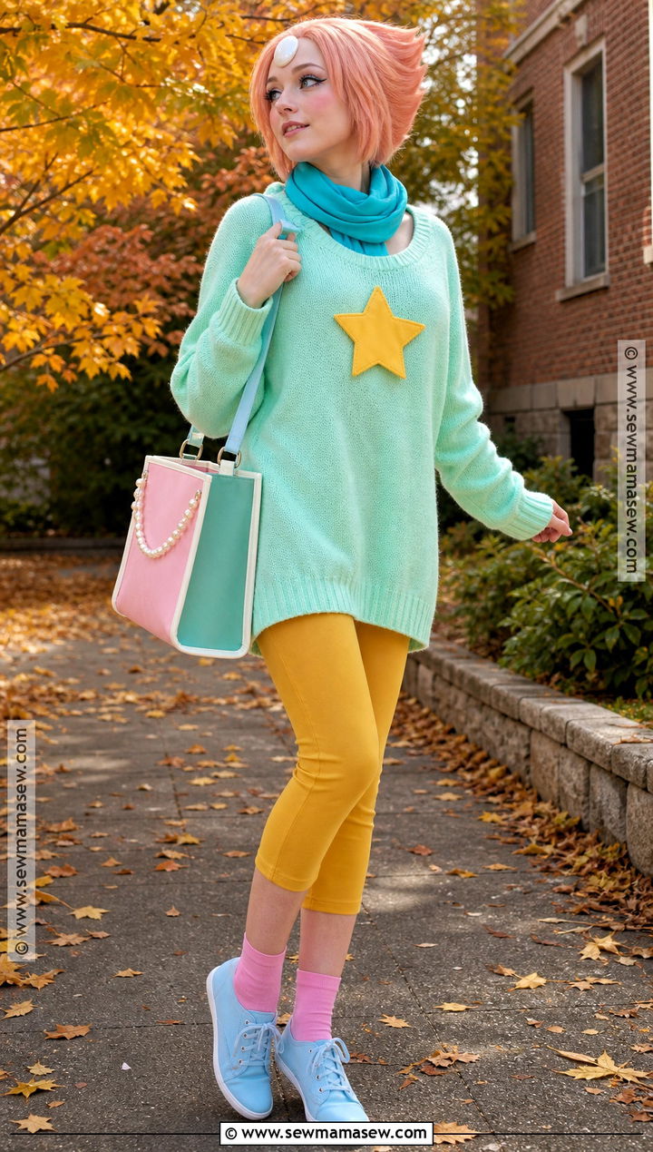 Sweater Pearl Cosplay With Leggings - 30 Pearl Cosplay Ideas