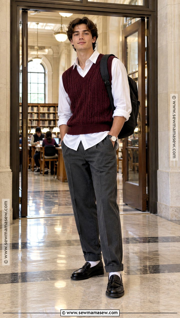 Sweater Vest And Button Down College Outfit - 15 fall 2026 fashion trends college