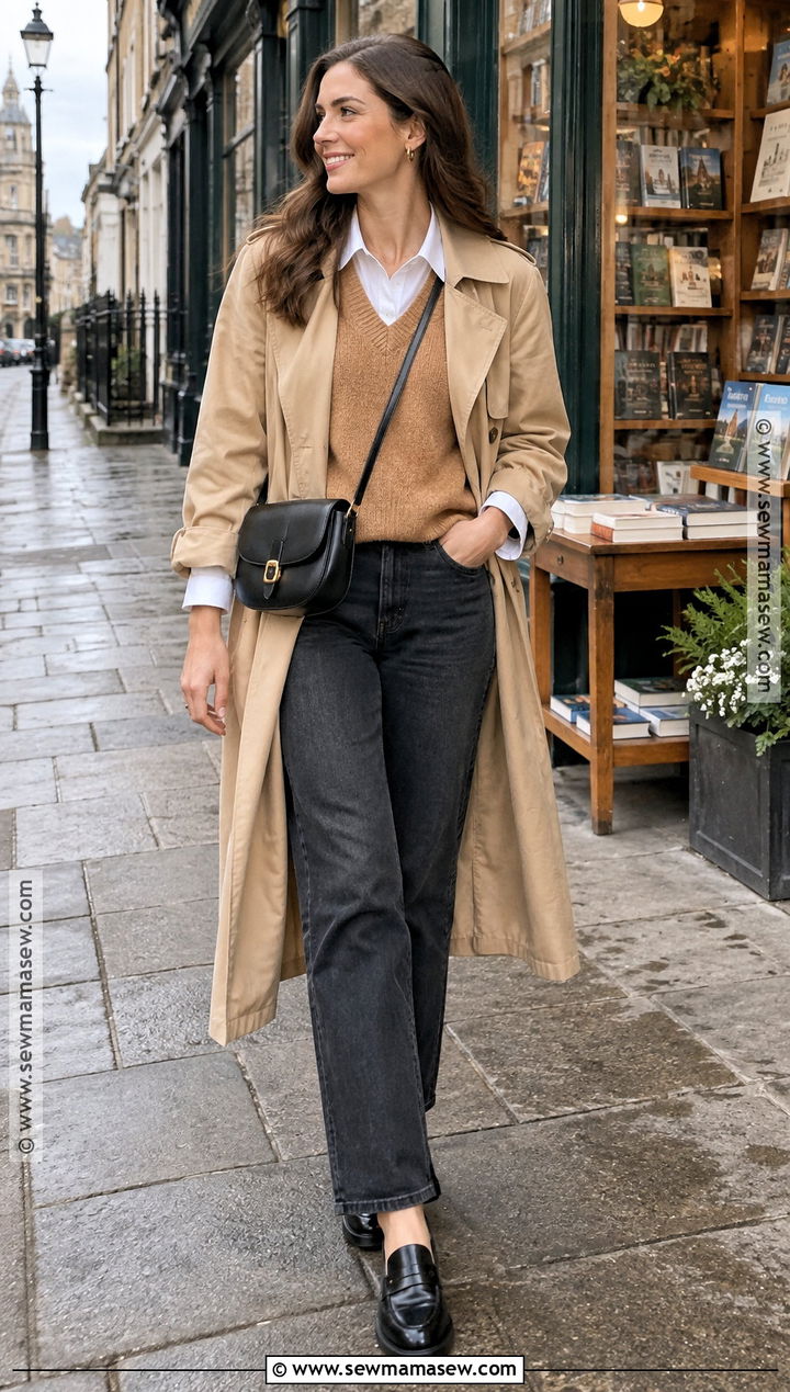 Sweater Vest And Collared Shirt Ireland Outfit - 15 Ireland Travel Outfits October