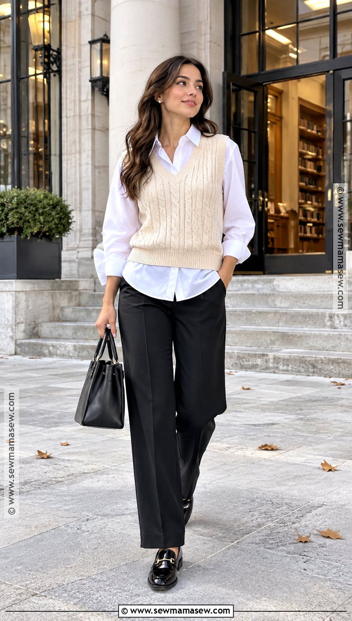 Sweater Vest Fall Outfit - 25 fall outfits 2026 for women