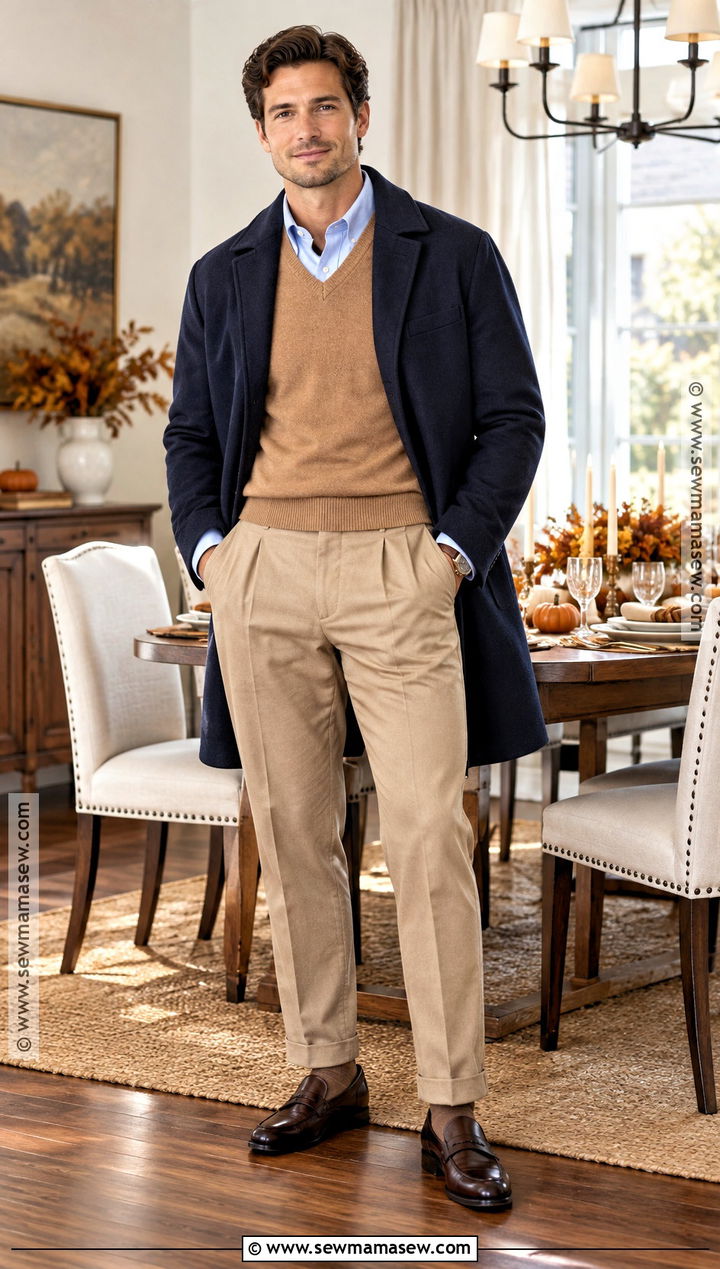 Sweater Vest Thanksgiving Outfit - 20 Mens Thanksgiving Outfit Ideas