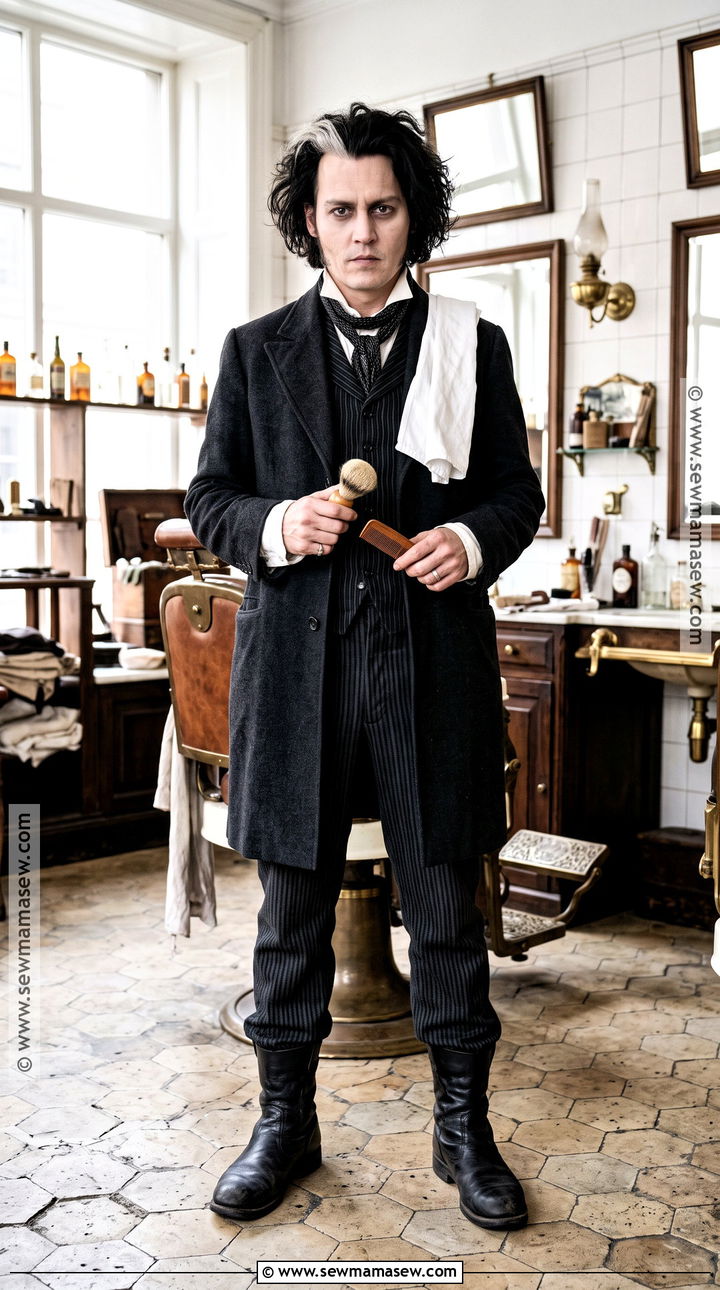 Sweeney Todd Barber Costume - 35 tim burton halloween costumes