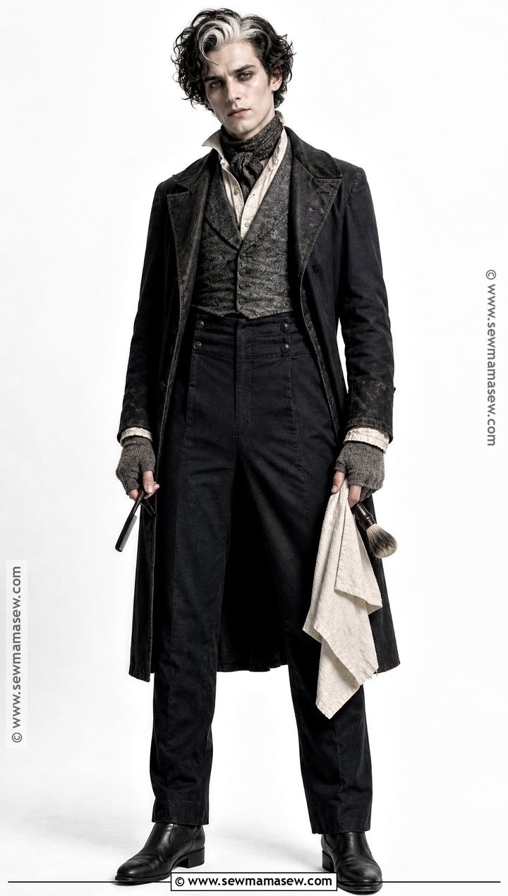 Sweeney Todd Costume With Gray Waistcoat - 30 Sweeney Todd Costume Ideas