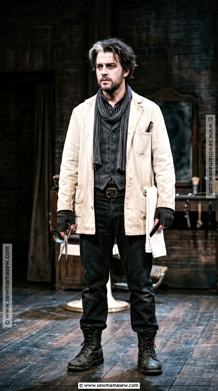 Sweeney Todd Costume With White Barber Coat - 30 Sweeney Todd Costume Ideas