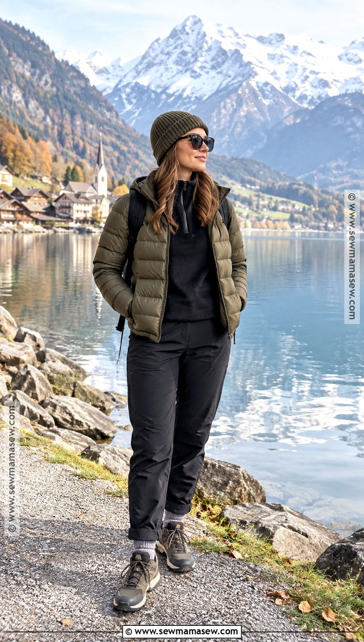 Switzerland October Puffer Jacket Outfit - 15 Switzerland In October Outfits