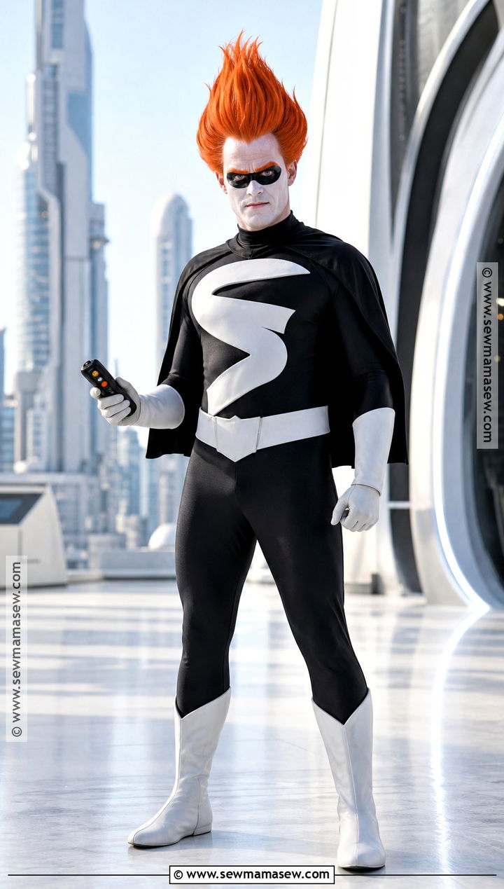 Syndrome Costume With Black Cape - 40 disney villain costumes