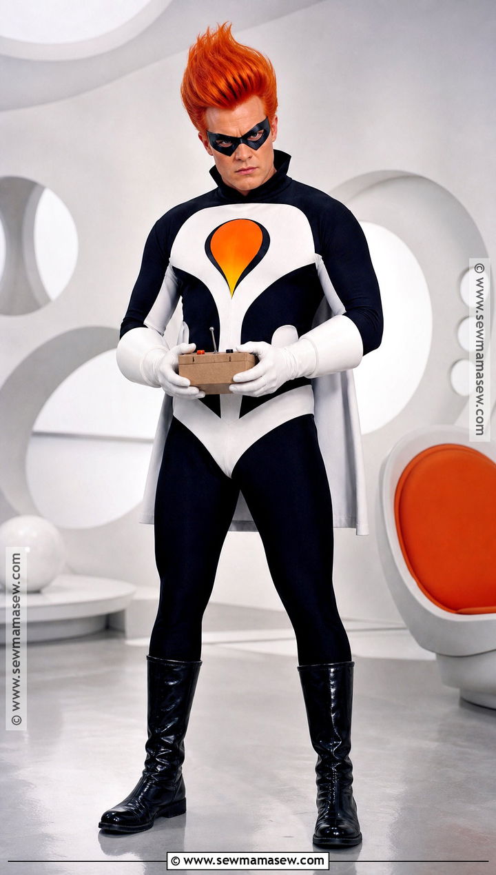 Syndrome Costume With White Cape - 30 Villain Costume Ideas