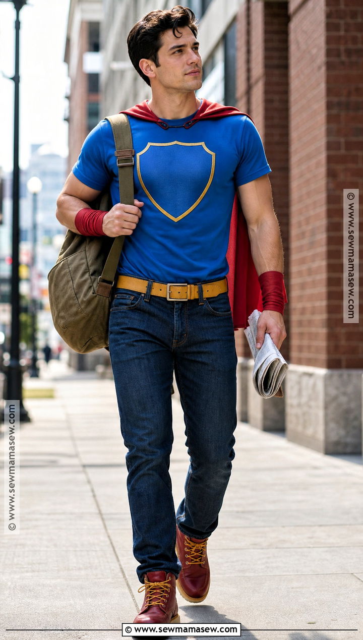 T Shirt And Jeans Superman Cosplay - 30 superman cosplay ideas