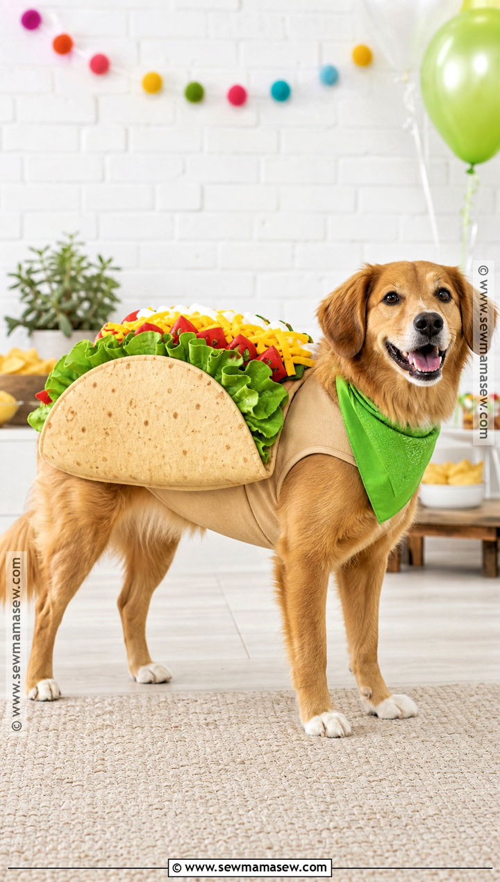 Taco Dog Costume - 40 dog costume ideas