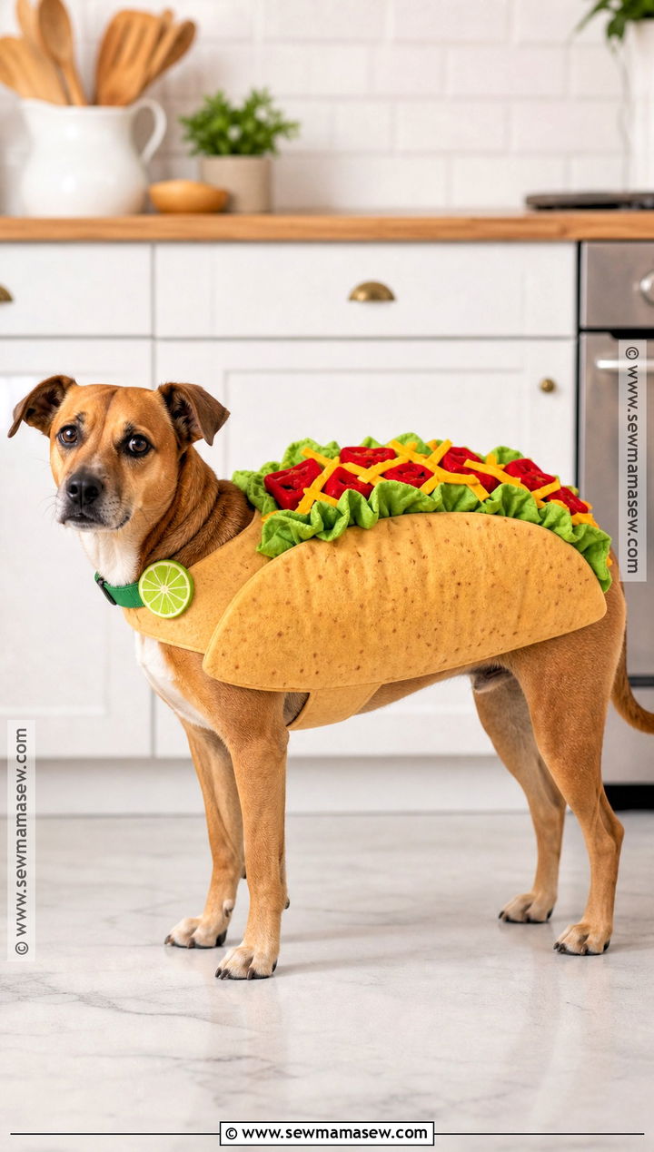Taco Dog Halloween Costume - 45 dog halloween costumes